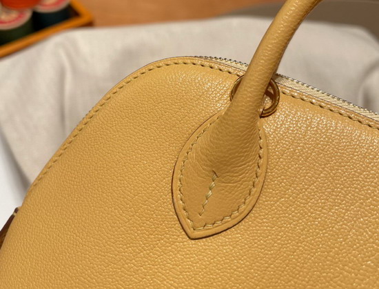 Hermes Bolide 18 Yellow Goatskin Replica