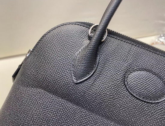 Hermes Bolide 27 Black Epsom Leather Hand Stitching Replica