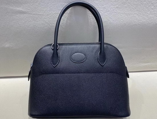 Hermes Bolide 27 Black Epsom Leather Hand Stitching Replica