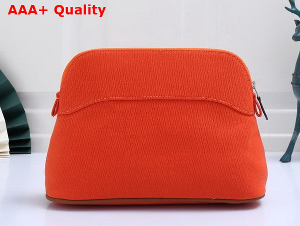 Hermes Bolide Case Medium Model Orange Canvas Replica