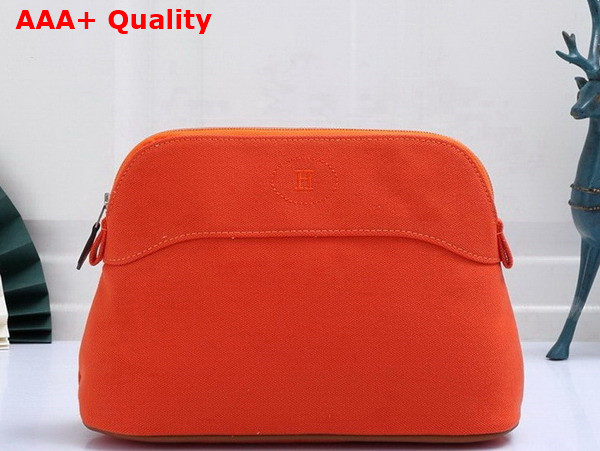 Hermes Bolide Case Medium Model Orange Canvas Replica