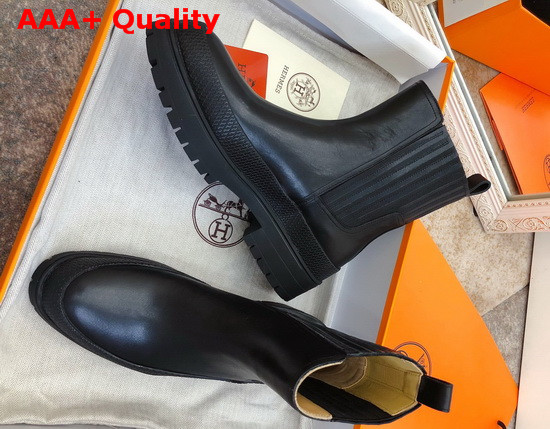 Hermes Bottines Barque Noir Replica