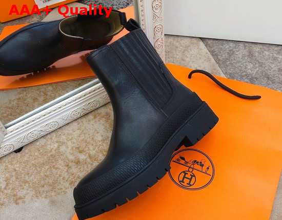 Hermes Bottines Barque Noir Replica