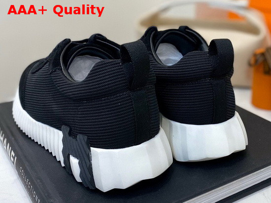 Hermes Bouncing Sneaker in Black Technical Canvas Replica