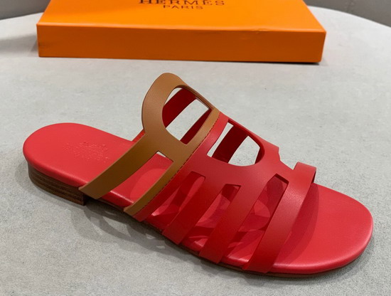 Hermes Camelia Sandal Rouge Corazon Bois De Santal Replica