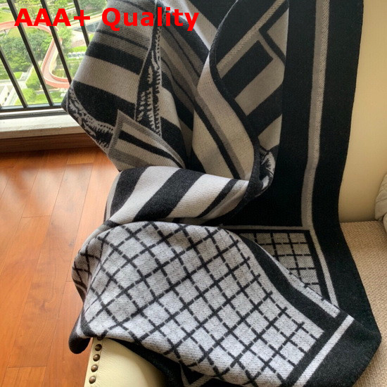 Hermes Cashmere Blanket in Black Replica