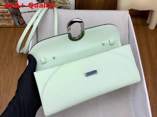 Hermes Chaine d Ancre To Go Wallet in Mint Green Epsom Calfskin Replica