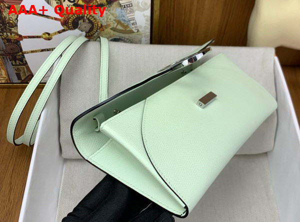 Hermes Chaine d Ancre To Go Wallet in Mint Green Epsom Calfskin Replica