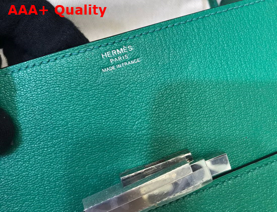 Hermes Cinhetic Bag in Green Goatskin Replica