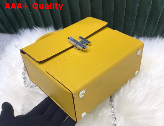 Hermes Cinhetic Bag in Yellow Goatskin Replica