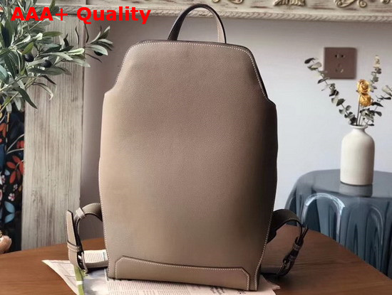 Hermes Cityback 27 Backpack in Grey Taurillon Maurice Leather Replica