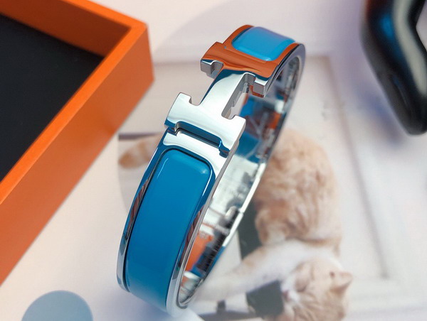 Hermes Clic H Bracelet Bleu Polaire Replica