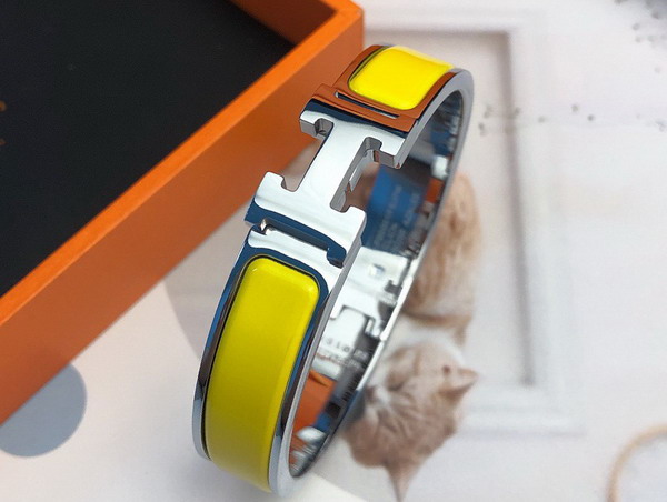 Hermes Clic H Bracelet Jaune Tennis Replica