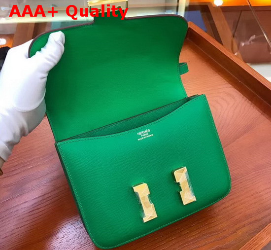 Hermes Constance 18 Bag in Green Epsom Calfskin Replica