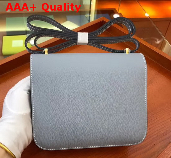 Hermes Constance 18 Bag in Light Blue Epsom Calfskin Replica