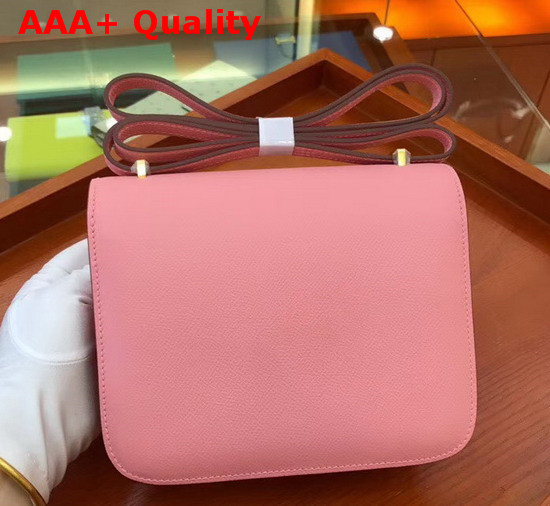 Hermes Constance 18 Bag in Pink Epsom Calfskin Replica