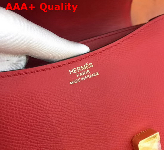 Hermes Constance 18 Bag in Red Epsom Calfskin Replica