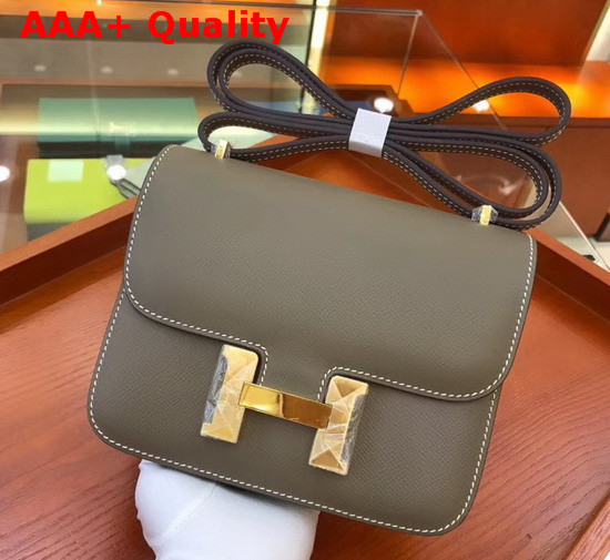 Hermes Constance 18 Bag in Taupe Epsom Calfskin Replica