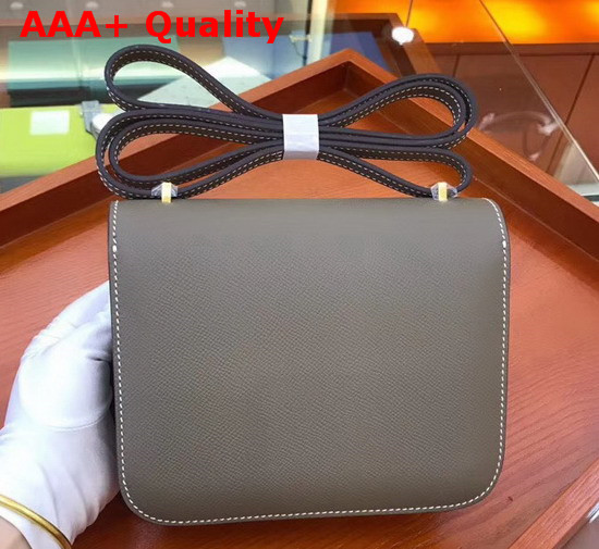 Hermes Constance 18 Bag in Taupe Epsom Calfskin Replica