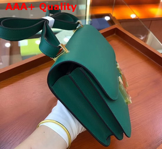 Hermes Constance Bag in Green Epsom Calfskin Replica