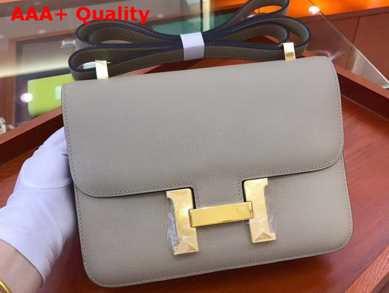 Hermes Constance Bag in Light Grey Epsom Calfskin Replica