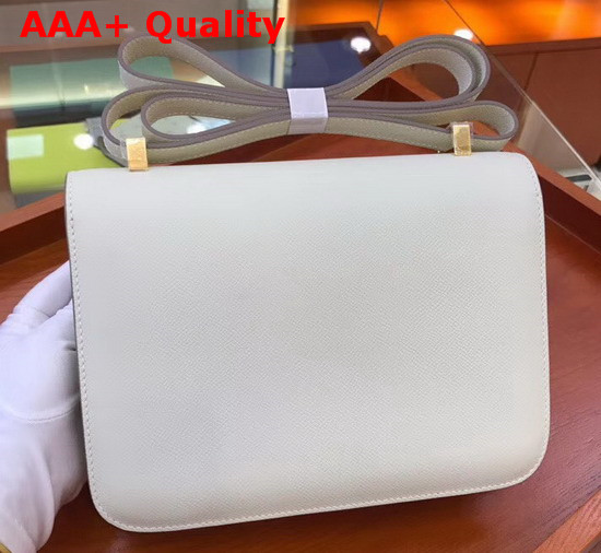 Hermes Constance Bag in White Epsom Calfskin Replica