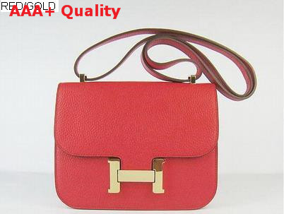 Hermes Constance Red Gold Lock Replica