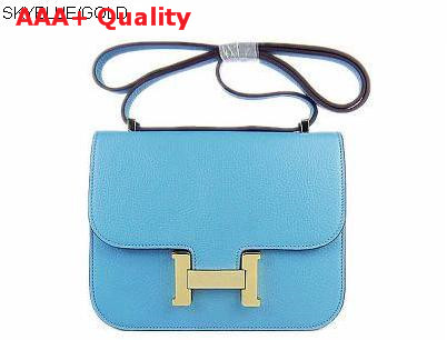 Hermes Constance Skyblue Gold Lock Replica