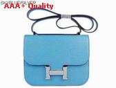 Hermes Constance Skyblue Silver Lock Replica