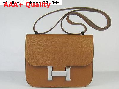 Hermes Constance Tan Silver Lock Replica