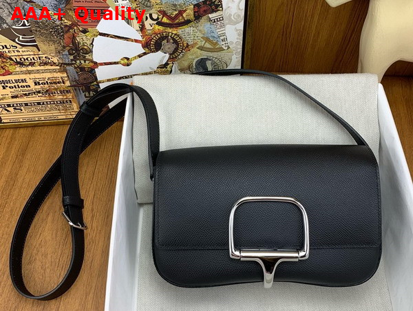 Hermes Della Cavalleria Bag in Black Epsom Calfskin Replica