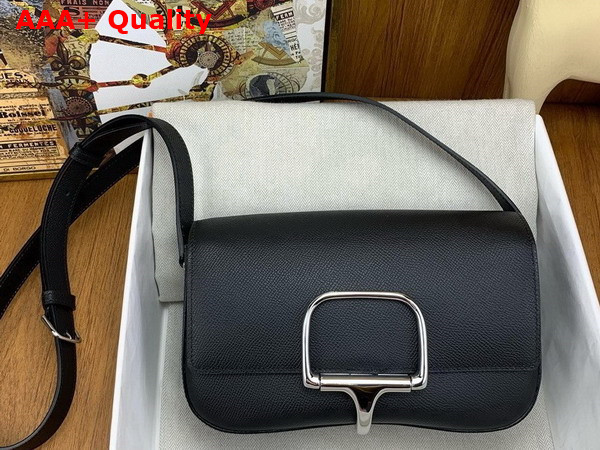 Hermes Della Cavalleria Bag in Black Epsom Calfskin Replica