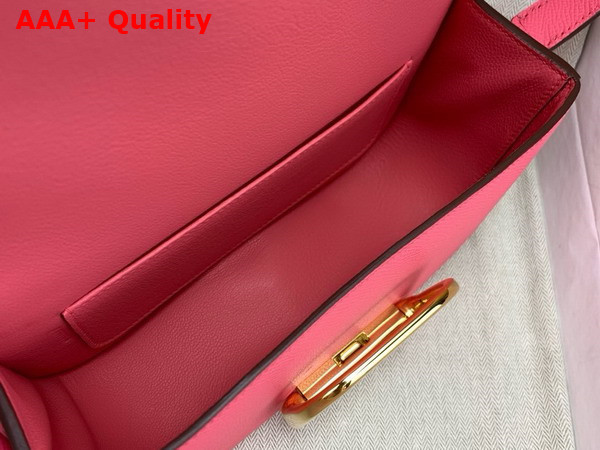 Hermes Della Cavalleria Bag in Lipstick Powder Epsom Calfskin Replica