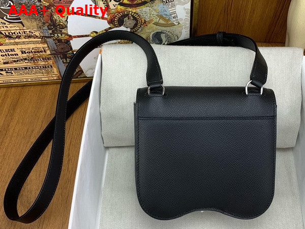 Hermes Della Cavalleria Mini Bag in Black Epsom Calfskin Replica