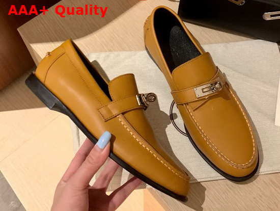 Hermes Destin Loafer Naturel Calfskin Replica