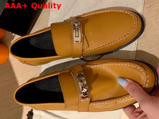 Hermes Destin Loafer Naturel Calfskin Replica