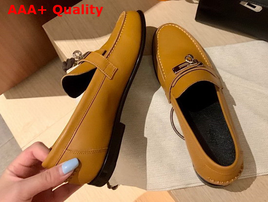 Hermes Destin Loafer Naturel Calfskin Replica