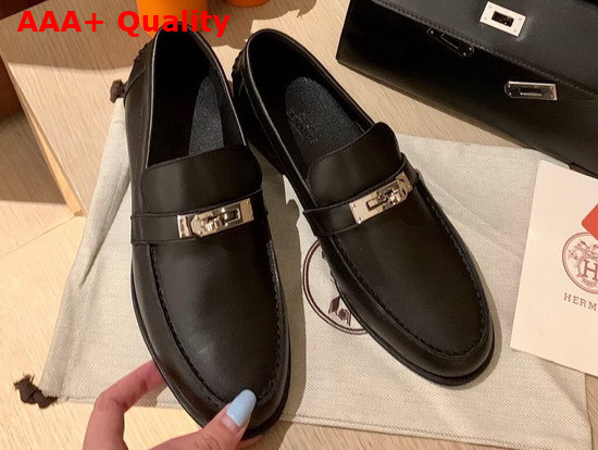 Hermes Destin Loafer Noir Calfskin Replica