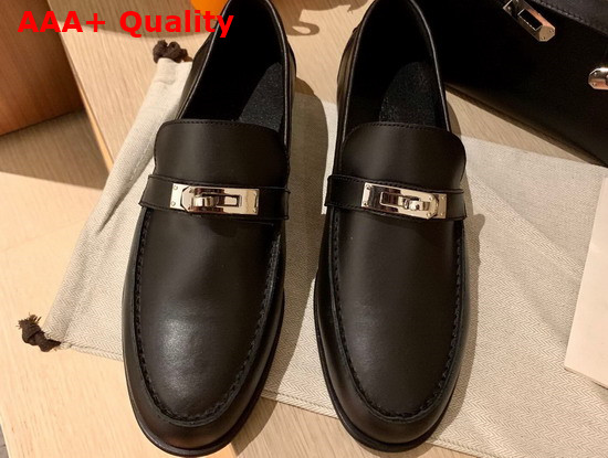 Hermes Destin Loafer Noir Calfskin Replica