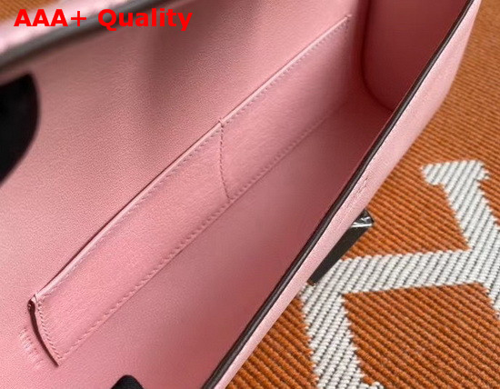 Hermes Egee Clutch in Light Pink Swift Calfskin Replica