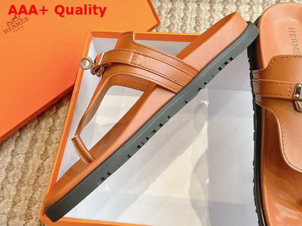 Hermes Empire Sandal in Naturel Calfskin Replica