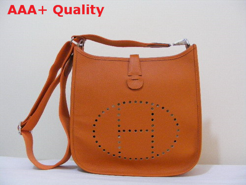 Hermes Evelyne Shoulder Bag Orange Replica