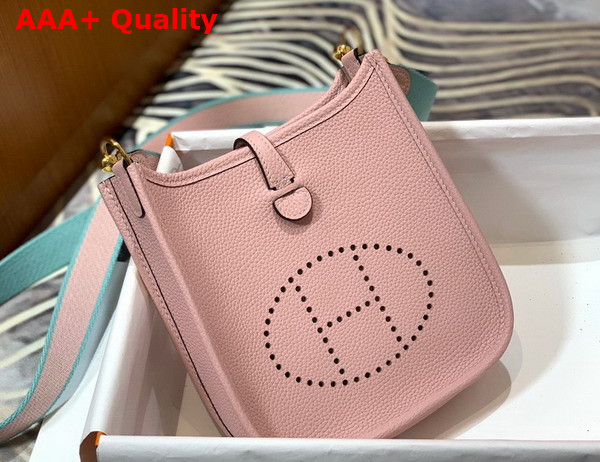 Hermes Evelyne 16 Amazone Bag Light Pink Togo Calfskin Replica