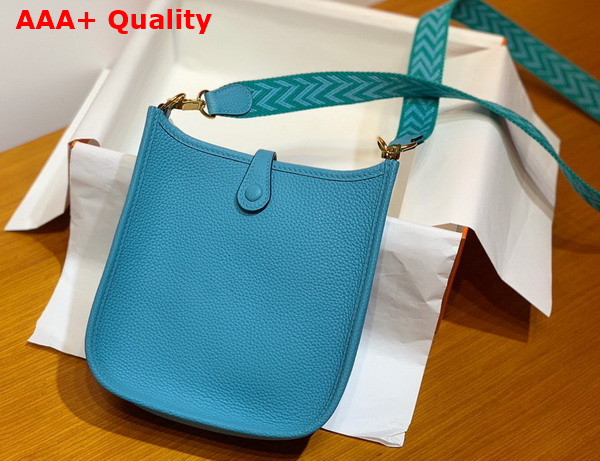 Hermes Evelyne 16 Amazone Bag Sky Blue Togo Calfskin Replica