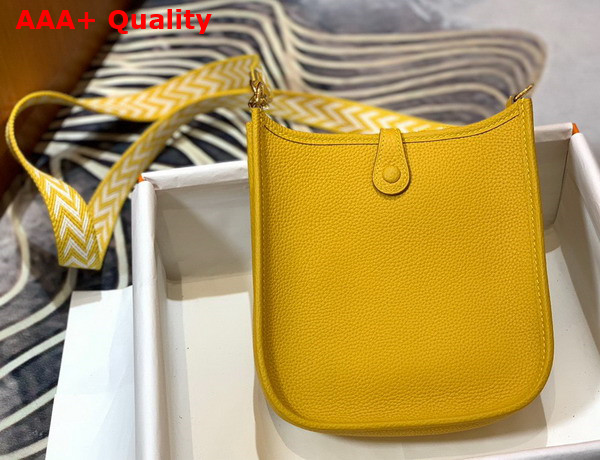 Hermes Evelyne 16 Amazone Bag Yellow Togo Calfskin Replica