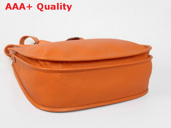 Hermes Evelyne Bag In Orange Leather Replica