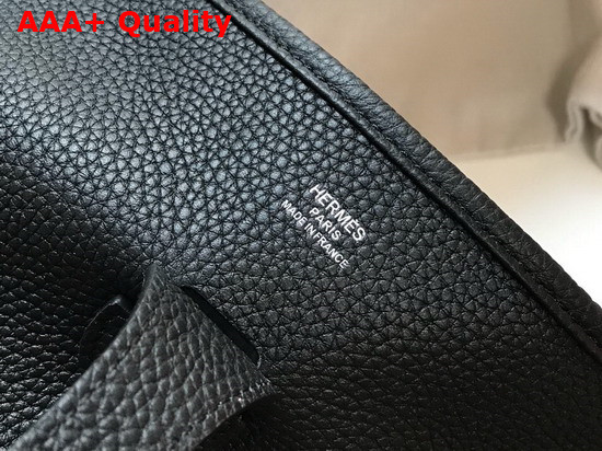 Hermes Evelyne III 29 Bag in Black Taurillon Clemence Leather Replica