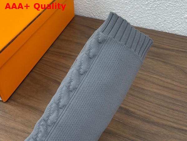 Hermes Fontaine 60 Boot in Grey Knit Replica