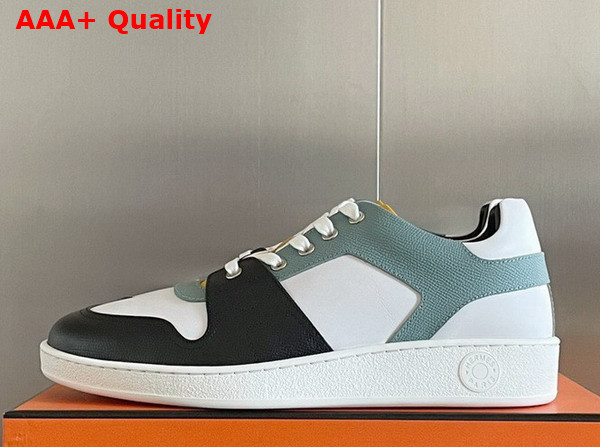 Hermes Free Sneaker Multicolore Blanc Calfskin and Epsom Calfskin Replica