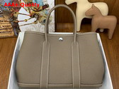 Hermes Garden Party 30 Bag in Elephant Grey Negonda Leather Replica